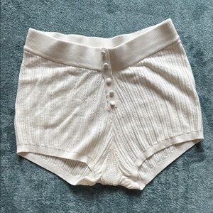 Cream Knit Pajama Bloomers